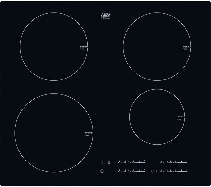 AEG HK654200IB Встроенный Induction hob Черный плита