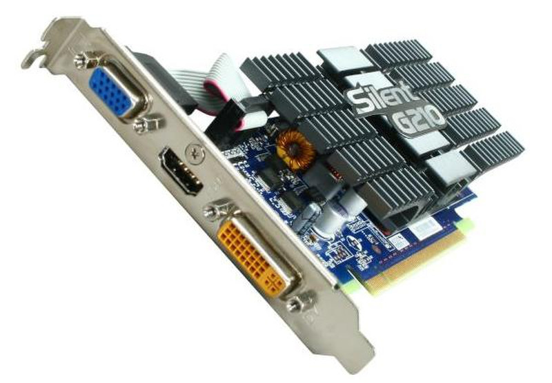 ECS Elitegroup NSG210C-512QR-H GeForce 210 GDDR3 graphics card
