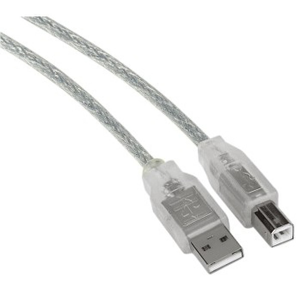 Hama 00029146 3м USB A USB B Белый кабель USB