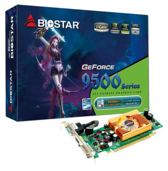 Biostar VN9502TH51 GeForce 9500 GT GDDR2 graphics card