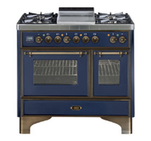 Boretti MBO-104 F BL G Freistehend Combi hob Küchenherd