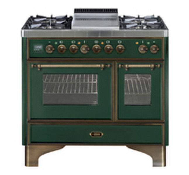 Boretti MBO-104 F GR G/B Freistehend Combi hob Küchenherd