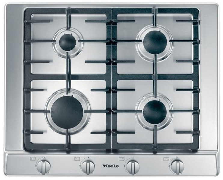 Miele KM 2010 G Встроенный Gas hob Нержавеющая сталь