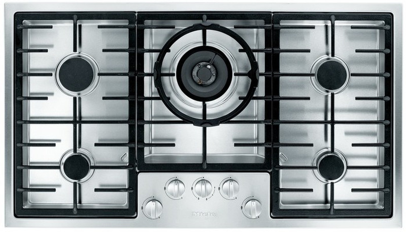 Miele KM 2256 Встроенный Gas hob Нержавеющая сталь