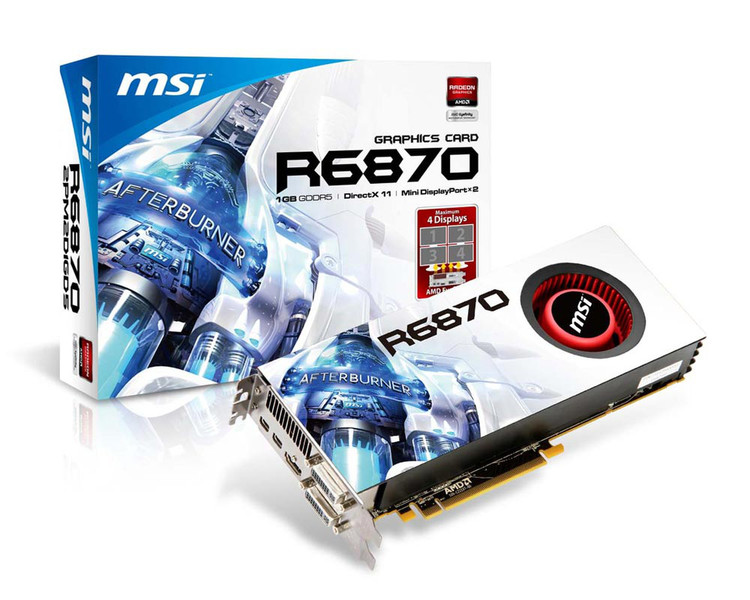 MSI R6870-2PM2D1GD5 1GB GDDR5 Grafikkarte