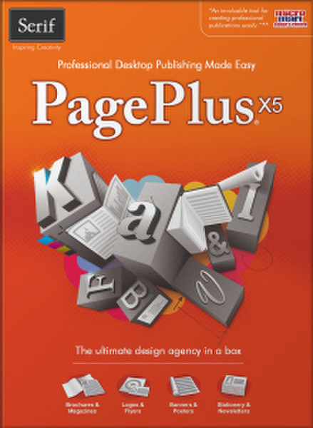 Serif PagePlus X5, DVD