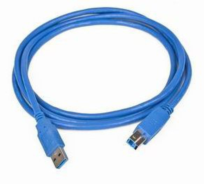Gembird CCP-USB3-AMBM-10 3m USB A USB B Blue USB cable