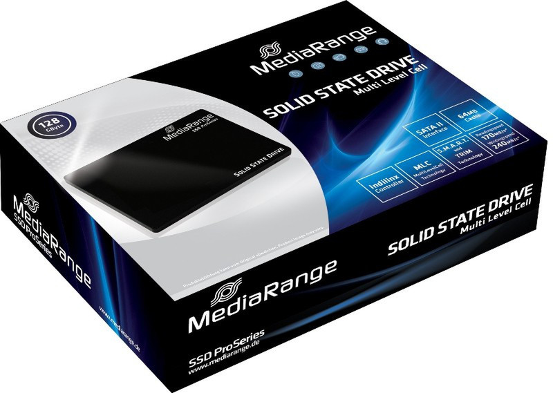 MediaRange MR981 128GB Schwarz Externe Festplatte