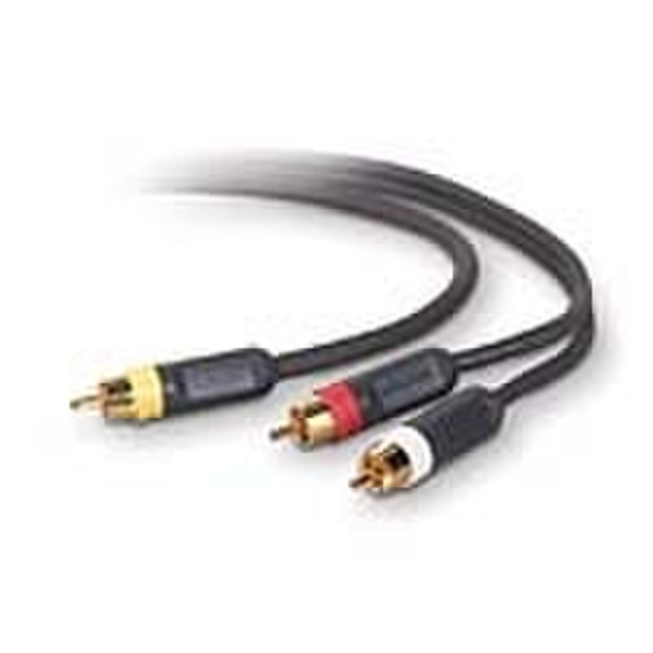 Belkin Kabel Composite & Audio - Pure AV 0.9m 0.9м Черный композитный видео кабель