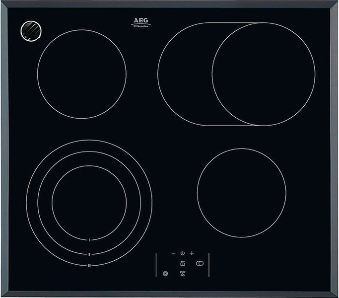 AEG HM634070FB Встроенный Induction hob Черный плита