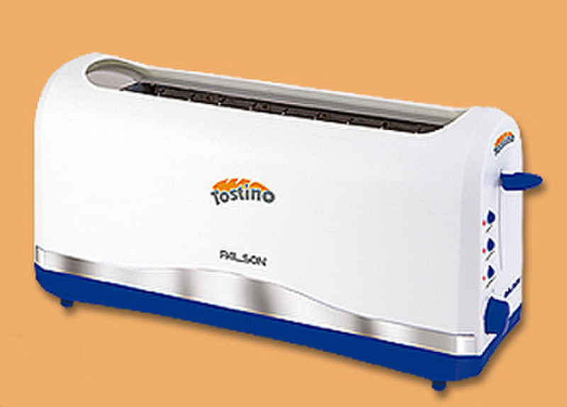 Palson 30479 1Scheibe(n) 900W Blau, Weiß Toaster