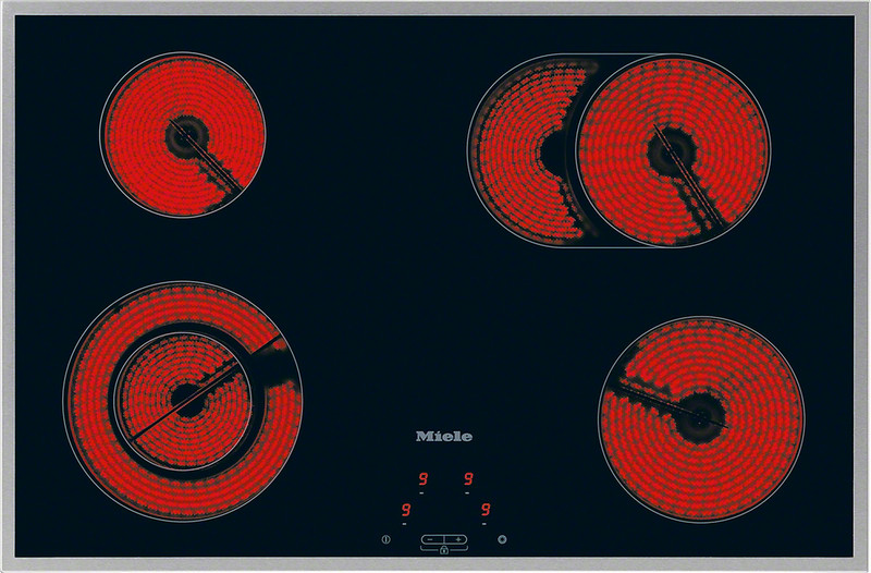 Miele KM 5607 Встроенный Ceramic hob Черный плита