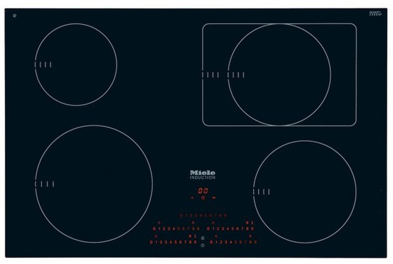 Miele KM 6351 built-in Induction hob Black