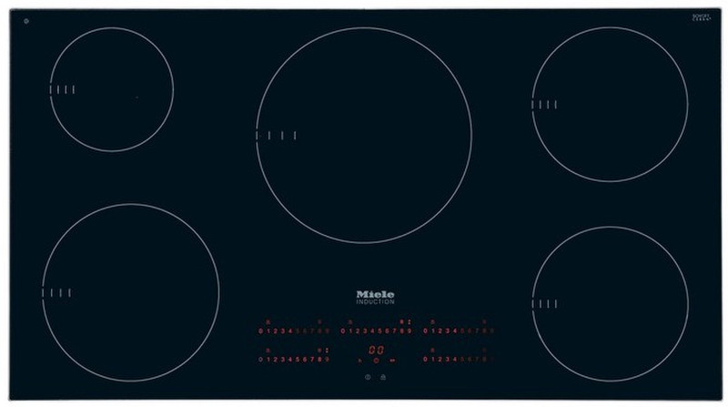 Miele KM 6382 built-in Induction hob Black