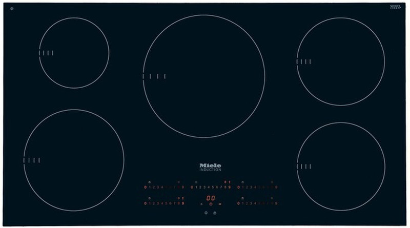 Miele KM 6383 built-in Induction hob Black