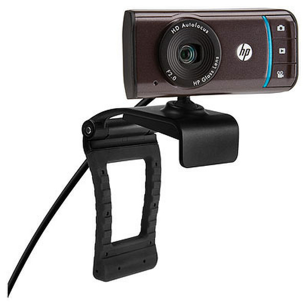 HP HD-3110 5MP 1280 x 720pixels USB 2.0 Chocolate webcam
