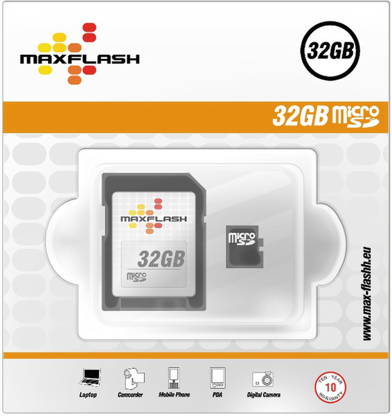 MaxFlash 32GB microSD 32ГБ MicroSD карта памяти