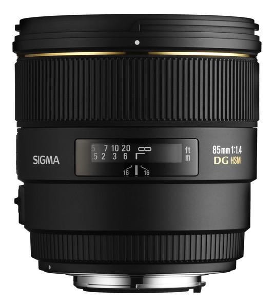 Sigma 85mm F1.4 EX DG HSM SLR Telephoto lens Schwarz