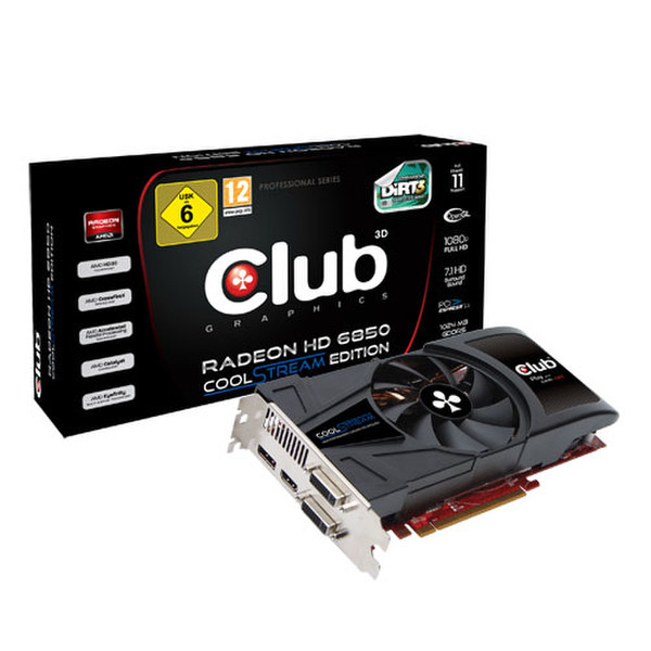CLUB3D CGAX-68524 1GB GDDR5 graphics card