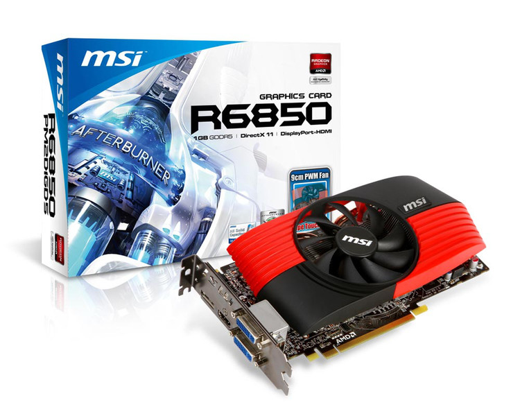 MSI R6850-PM2D1GD5 1ГБ GDDR5