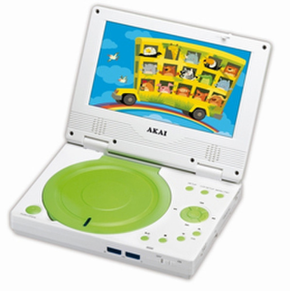 Akai ACVDS702GN Зеленый, Белый DVD-плеер