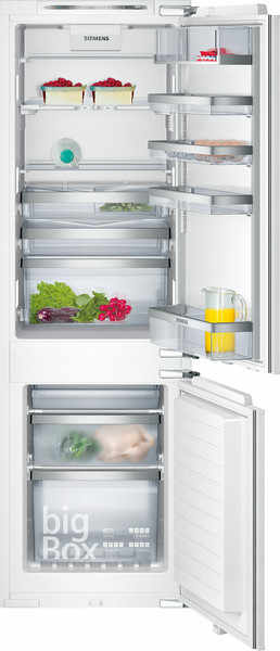 Siemens iQ700 KI34NP60 Встроенный 259л A++ Белый холодильник с морозильной камерой