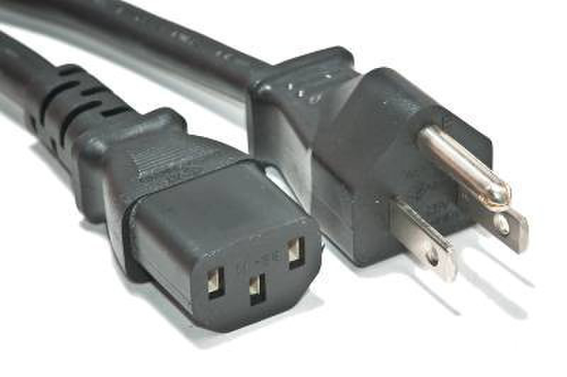 Juniper C13 - JIS 8303 2.5m Power plug type B C13 coupler Black power cable