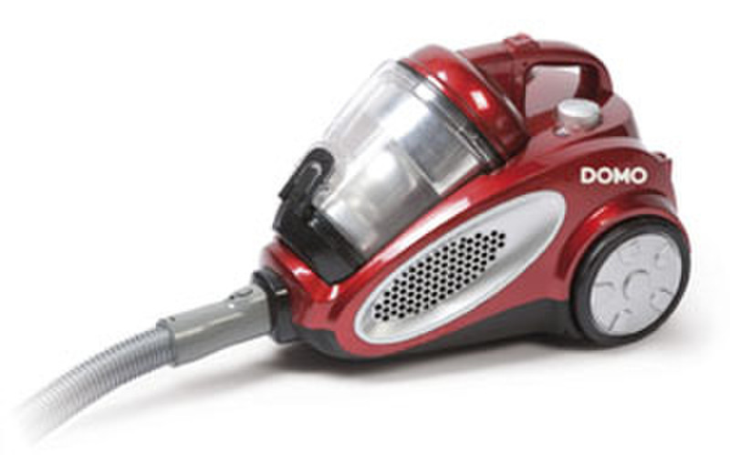 Domo DO7245S Cylinder vacuum 1.5L 1800W Black,Red,Silver vacuum