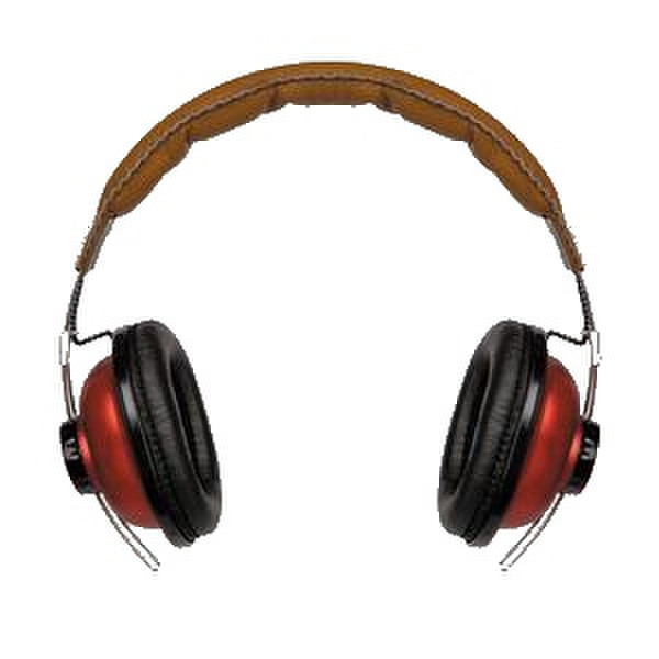 Lauson PH114 Ohraufliegend Braun, Rot Kopfhörer