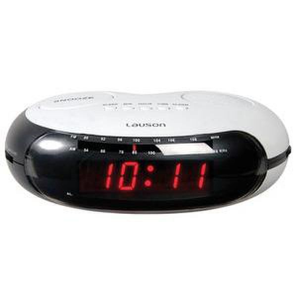 Lauson RC125 Часы Аналоговый Черный, Белый радиоприемник