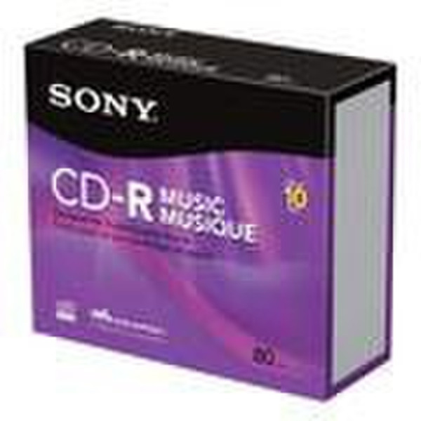 Sony 10CRM80R CD-R 700МБ 10шт чистые CD