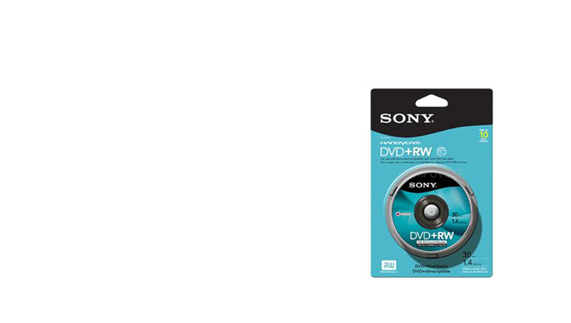 Sony DVD+RW 10 Pack 1.4GB DVD+RW 10pc(s)