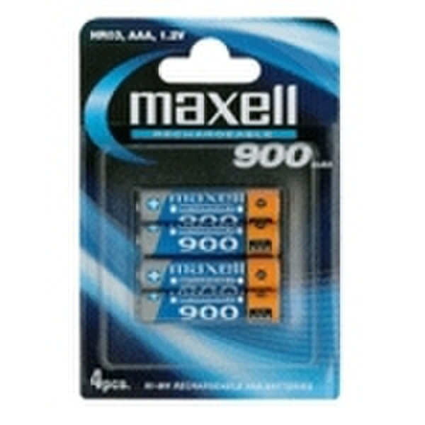 Maxell NI-MH HR-03 Battery Nickel-Metal Hydride (NiMH) 900mAh 1.5V rechargeable battery
