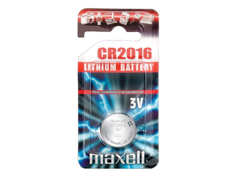Maxell CR 2016 Lithium non-rechargeable battery
