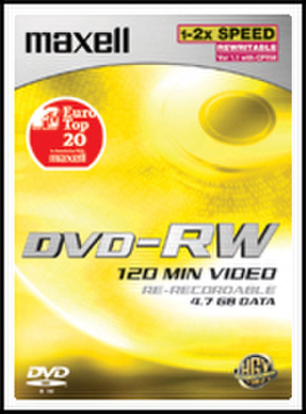 Maxell DVD-RW Video 120min 4.7GB 5-pack