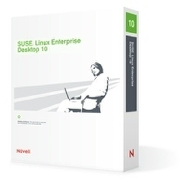 Novell SUSE Linux Enterprise Desktop 10 CD/DVD Software Media Kit Strong Encryption (128+ bit) Multilingual