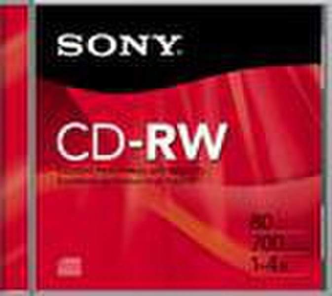 Sony CDRW700R CD-RW 700МБ 1шт чистые CD