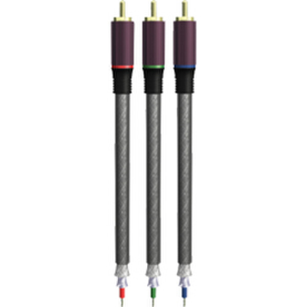 Audiovox 1.82m Component Cable 1.82m RCA 2 x RCA Grau Audio-Kabel