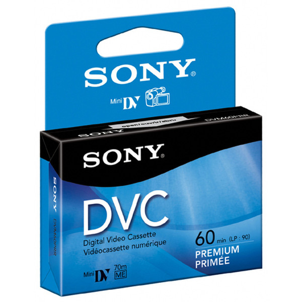 Sony DVM60PRRH MiniDV blank video tape
