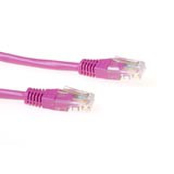 Intronics CAT5E UTP patchcable pink