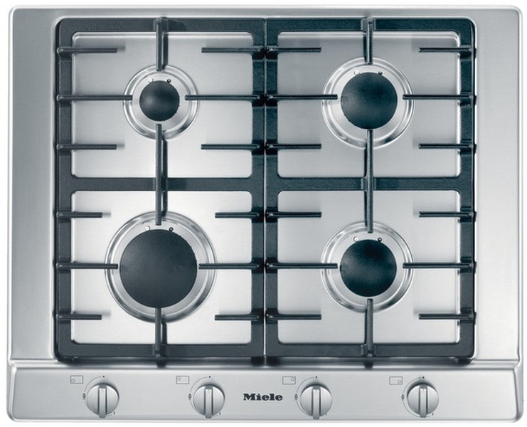 Miele KM 2010 G Встроенный Gas hob Нержавеющая сталь плита