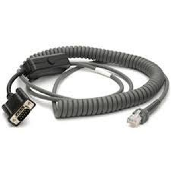 Zebra CBA-R12-C12ZAR 3.7m Grey serial cable