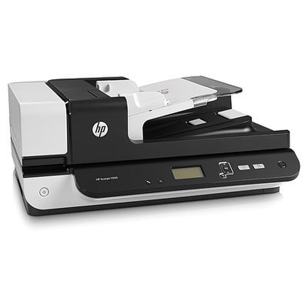 HP Scanjet Enterprise 7500 Flatbed & ADF scanner 600 x 600dpi A4 Черный, Серый