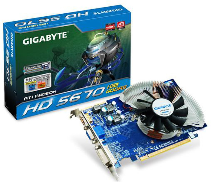 Gigabyte R567ZGI 1ГБ GDDR5 видеокарта