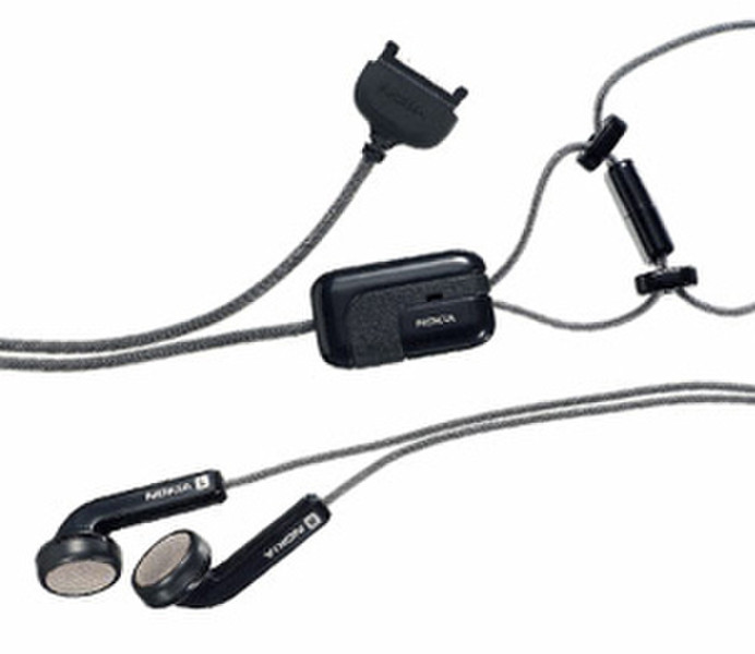 Nokia HS-3 Binaural Wired Black mobile headset