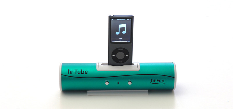 hi-Fun hi-Tube 4Вт Зеленый мультимедийная акустика
