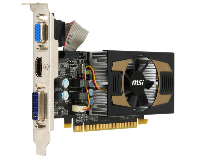 MSI N430GT-MD1GD3/LP GeForce GT 430 1GB GDDR3 graphics card