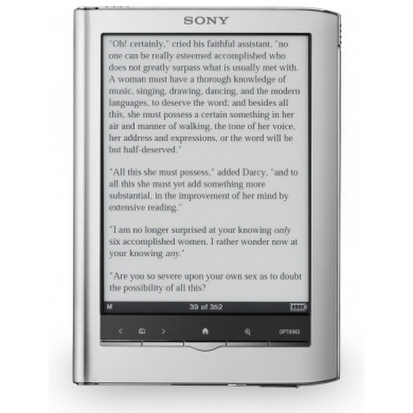 Sony PRS 650S 6Zoll Touchscreen 2GB Silber eBook-Reader