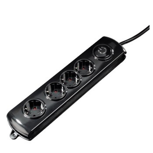 Hama 00047764 4AC outlet(s) 1.4m Schwarz Spannungsschutz