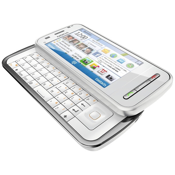 Nokia C6-00 Single SIM Weiß Smartphone